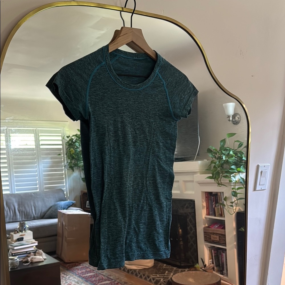 Teal Athletic T-Shirt Lulu Lemon